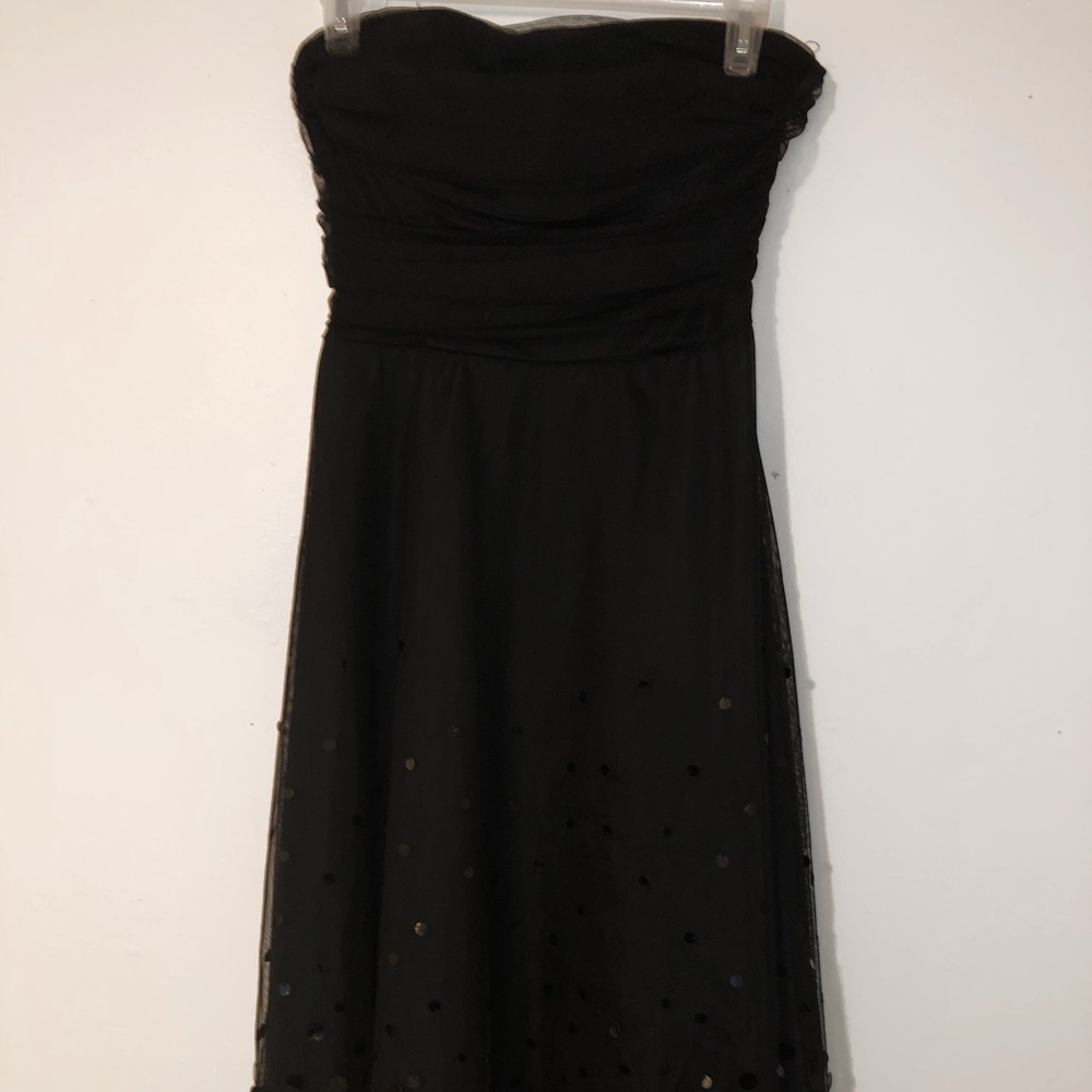 Strapless Black Dress